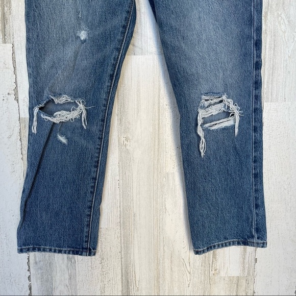 Levi’s 501 Big E Distressed High Waist Button Fly Jeans Size 26 - Picture 4 of 13